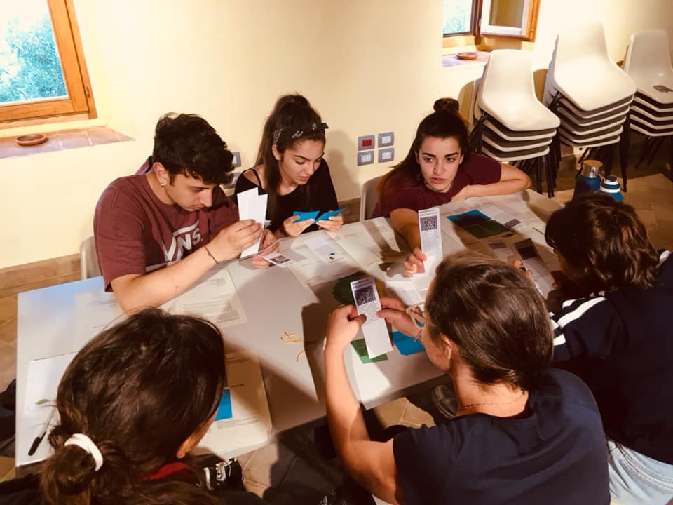 Un'attività di progettazione durante il Campus