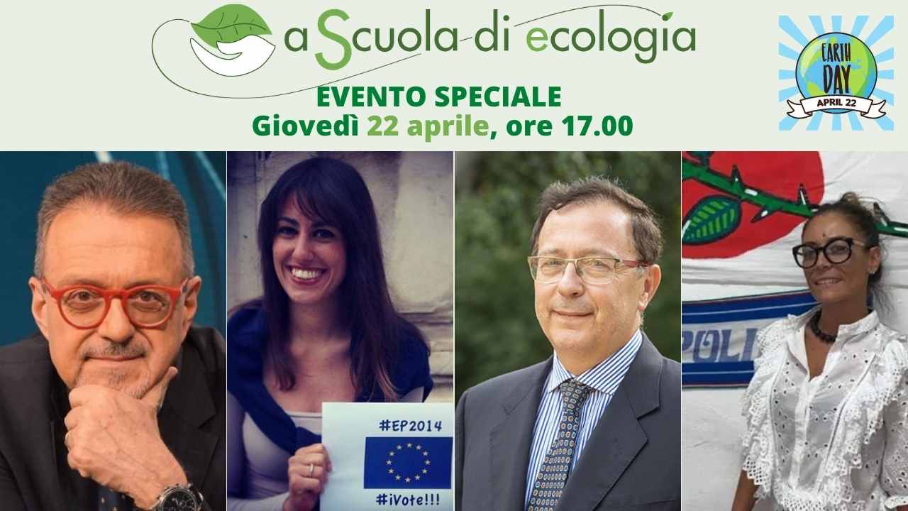 La locandina della Scuola di ecologia Earth day 2021