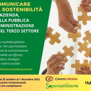 Comunicare la sostenibilità in azienda, nella pubblica amministrazione e nel terzo settore